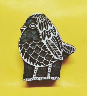 Birds Design on Wooden Printing blocks