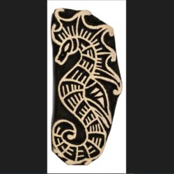 Animal Design on Wooden Printing Block