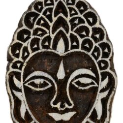 Buddha Design on Wooden Printing Blocks