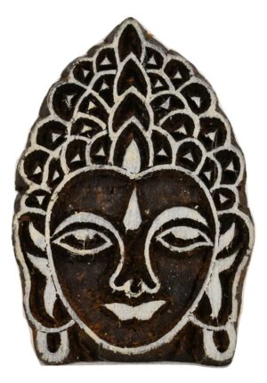 Buddha Design on Wooden Printing Blocks