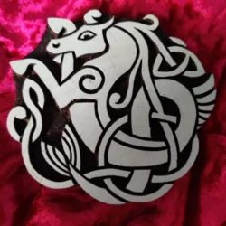 Dragon Design On Wooden Printing Block