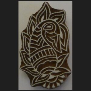 Paisley Design Wood Block