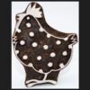 Rooster Wooden Printing Block